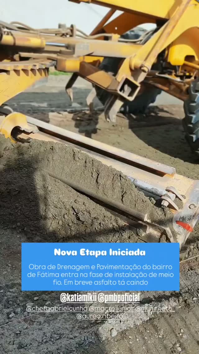 🚧✨ O Distrito Califórnia e o bairro de Fátima seguem avançando!
As obras de infraestru…